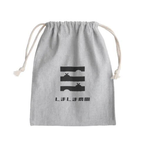しましままーく(ぼーだー) Mini Drawstring Bag