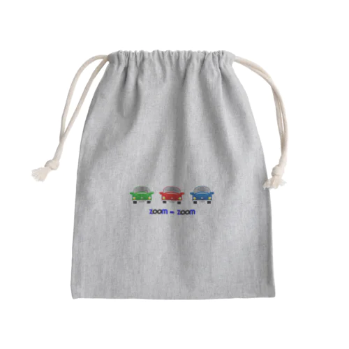 Zoom-Zoom Mini Drawstring Bag