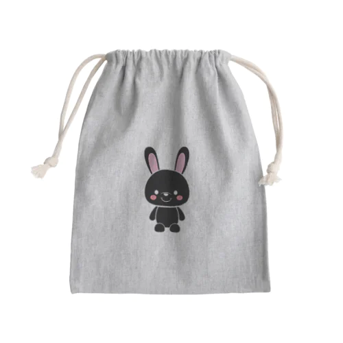 黒兎 Mini Drawstring Bag