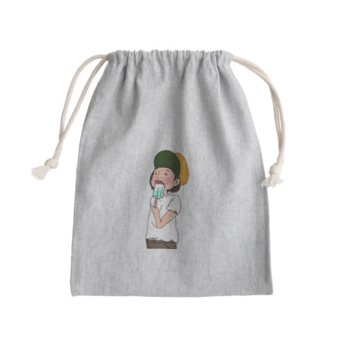 アイス Mini Drawstring Bag