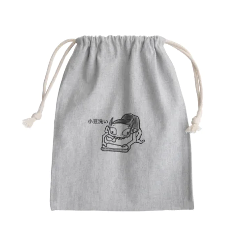 小豆洗い Mini Drawstring Bag