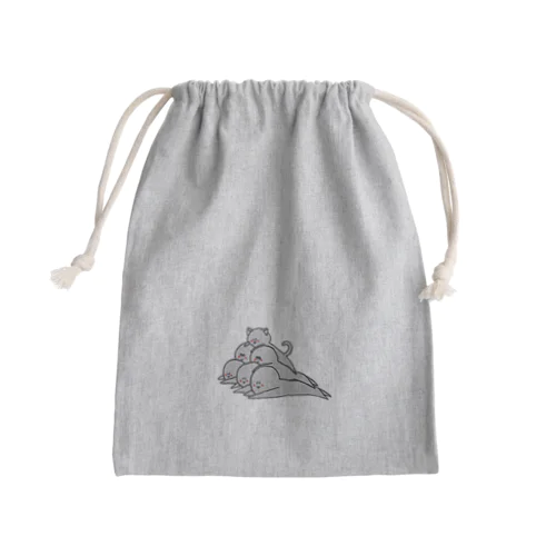 マル君(重々) Mini Drawstring Bag
