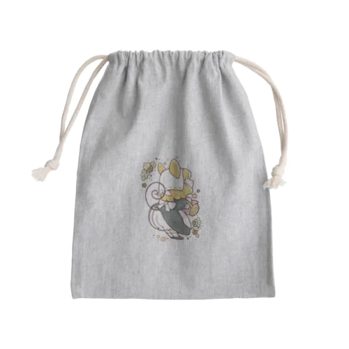 ネズミのシッポ Mini Drawstring Bag