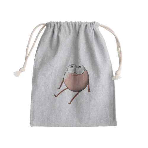 肝 Mini Drawstring Bag