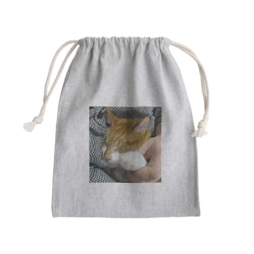 むぎゅっと臣さん Mini Drawstring Bag