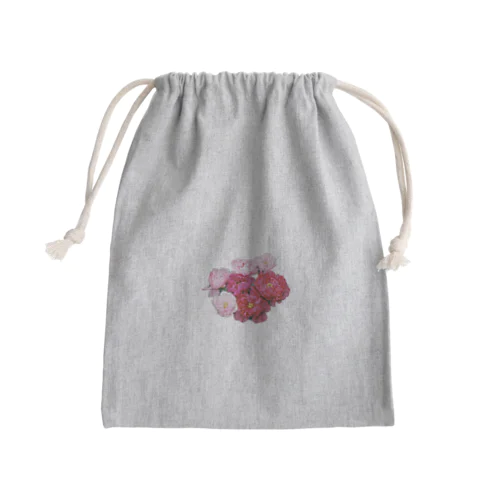 素敵な人のワンポイント Mini Drawstring Bag