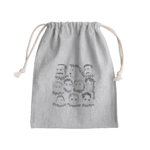 ブンゴウさんたち Mini Drawstring Bag