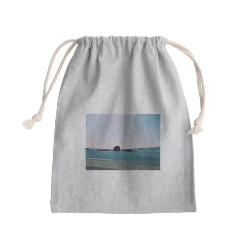 志津川の海 Mini Drawstring Bag