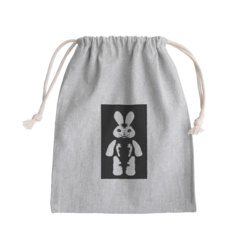 ウサギの人形 Mini Drawstring Bag