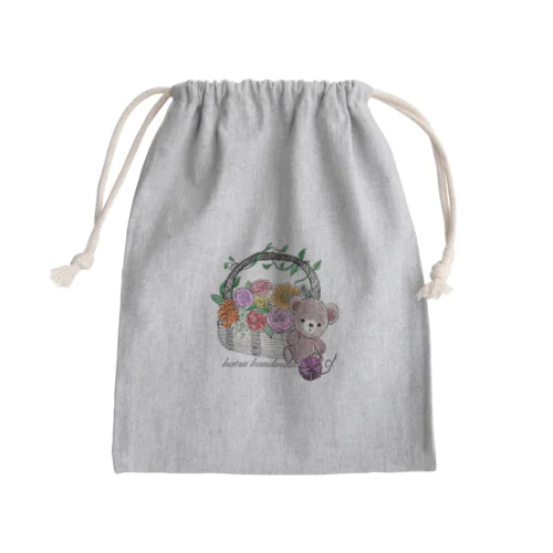 hatsu_handmadeのブランドマーク Mini Drawstring Bag