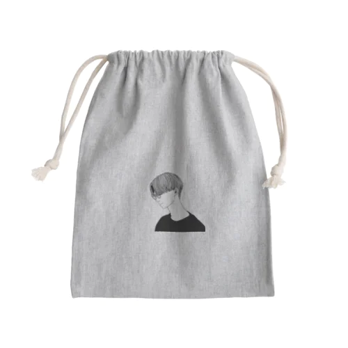 丸メガネのyuzuruくん Mini Drawstring Bag