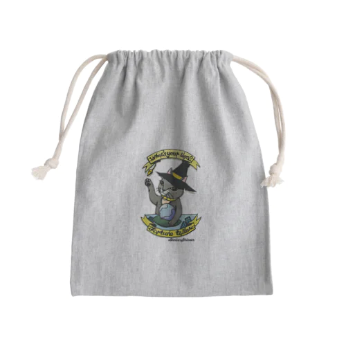 猫の占い師 Mini Drawstring Bag