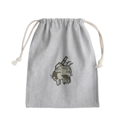 ぷるぷるさんアーミー Mini Drawstring Bag