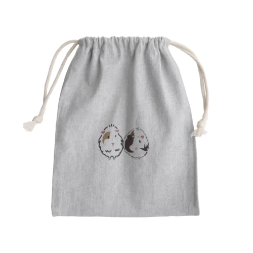 モルモット Mini Drawstring Bag