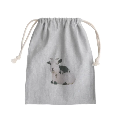 ヤギのほほえみ Mini Drawstring Bag