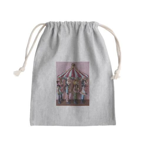 サーカスごっこ(横向き) Mini Drawstring Bag