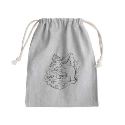 ヒトツノ巾着 Mini Drawstring Bag