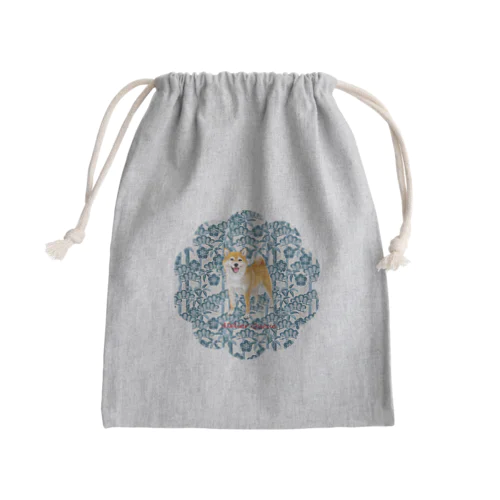 柴犬（松竹梅）Ⅲ Mini Drawstring Bag