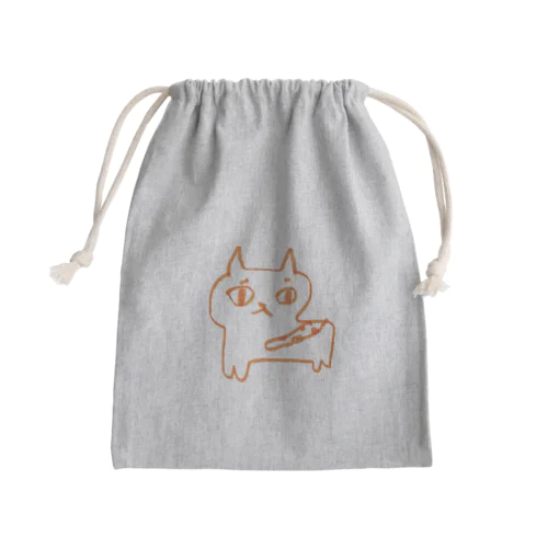 ねこくん Mini Drawstring Bag