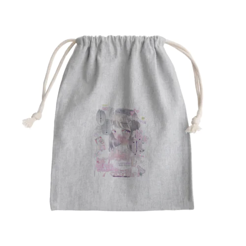 ピンモンしか勝たん！ Mini Drawstring Bag