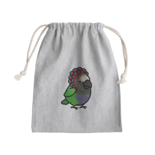 Chubby Bird ヒオウギインコ Mini Drawstring Bag