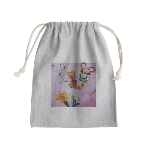 チュ−ぴょん花🌼花❀✿ Mini Drawstring Bag