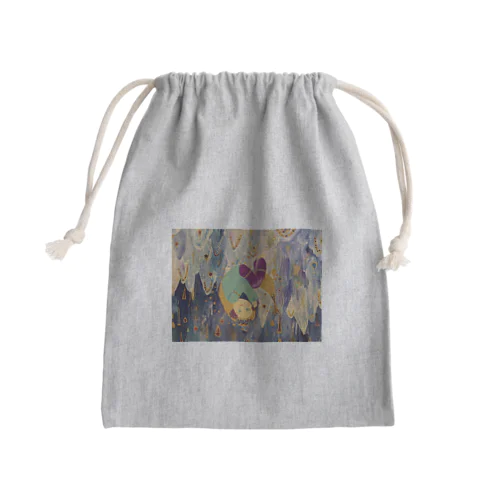 鍾乳洞ガール Mini Drawstring Bag