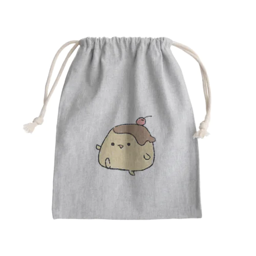 ゆるいプリン Mini Drawstring Bag