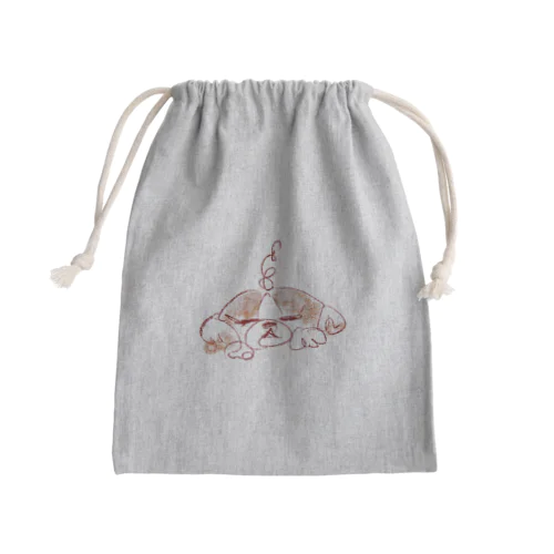 こじろう Mini Drawstring Bag