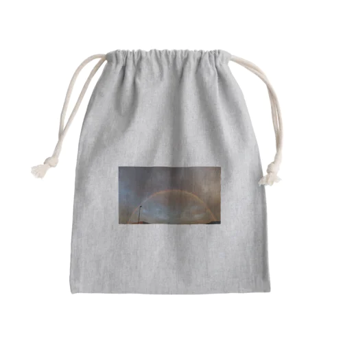 double rainbow Mini Drawstring Bag