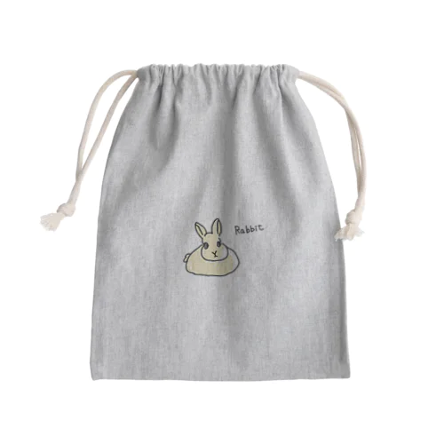 Rabbitくん Mini Drawstring Bag