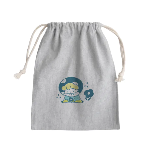 お花育てるきのピー Mini Drawstring Bag