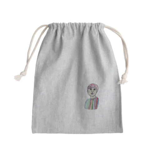 カラフルさん Mini Drawstring Bag