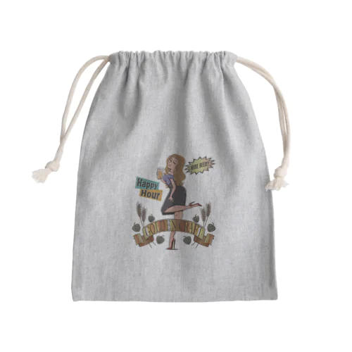 "GOLDEN CRAFT" Mini Drawstring Bag