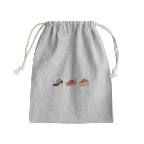 【sweets】ケーキ Mini Drawstring Bag