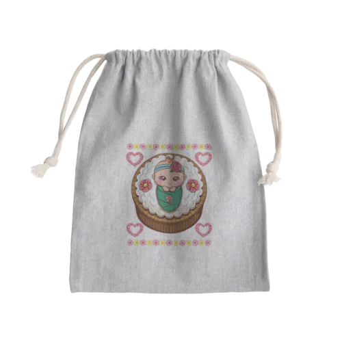キュート赤子 Mini Drawstring Bag