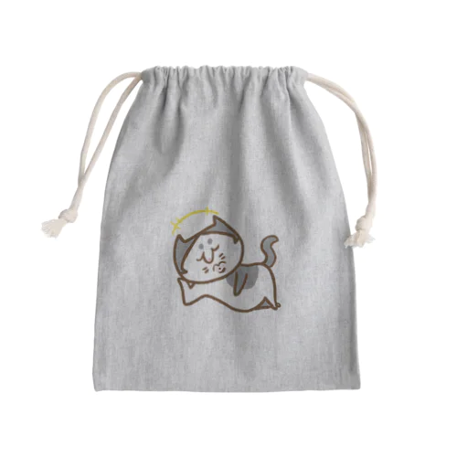 お悟り猫にゃーもん 涅槃 Mini Drawstring Bag