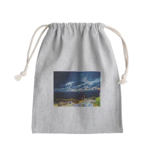 滑走路、夜景 Mini Drawstring Bag