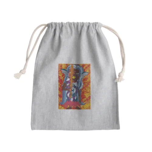 不動アマビエ　Part-1 Mini Drawstring Bag