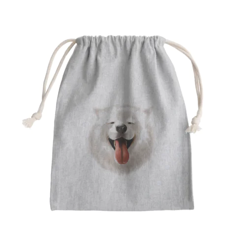 サモエドさくら（幸せそうな表情） Mini Drawstring Bag