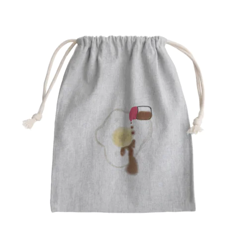 めだまなき Mini Drawstring Bag