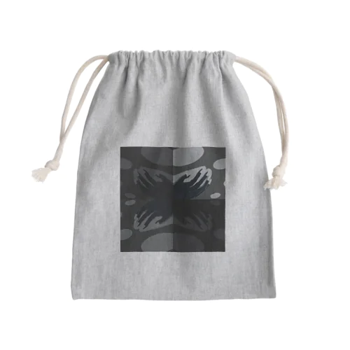 hand. Mini Drawstring Bag