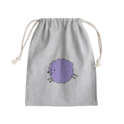 Inuuu - fluffy dog Mini Drawstring Bag