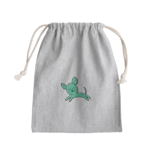 Inuuu - tiny dog Mini Drawstring Bag