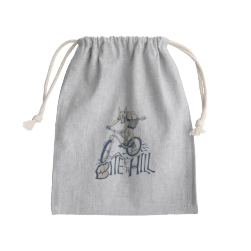 "BITE the HILL" Mini Drawstring Bag