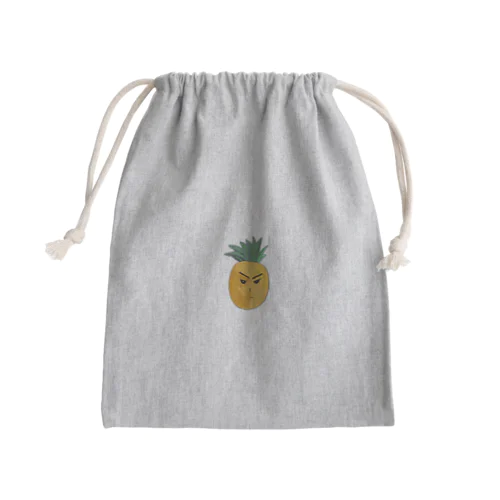 キリッとしたパイナップル Mini Drawstring Bag