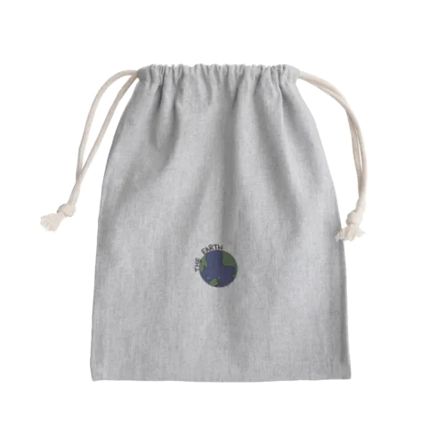 THE EARTH Mini Drawstring Bag