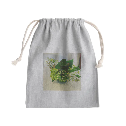 野々の小鳥 Mini Drawstring Bag