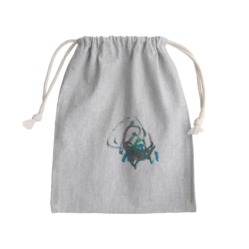 drawing BATTA item Mini Drawstring Bag