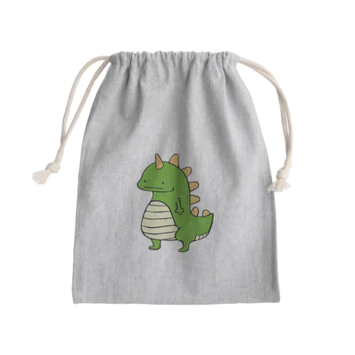 恐竜のきょうりゅうくん Mini Drawstring Bag